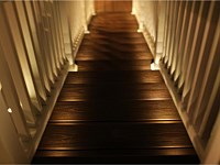 <b>Trex lighting on steps in evening</b>